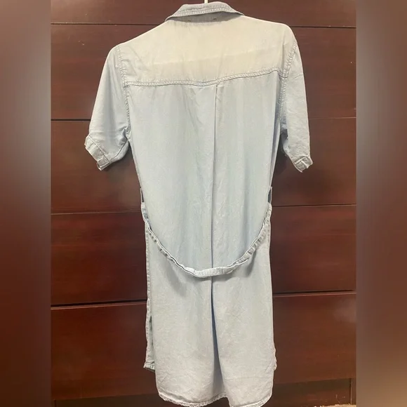 Lulu's Light Blue Button-Up Dress - Picture 2 of 2